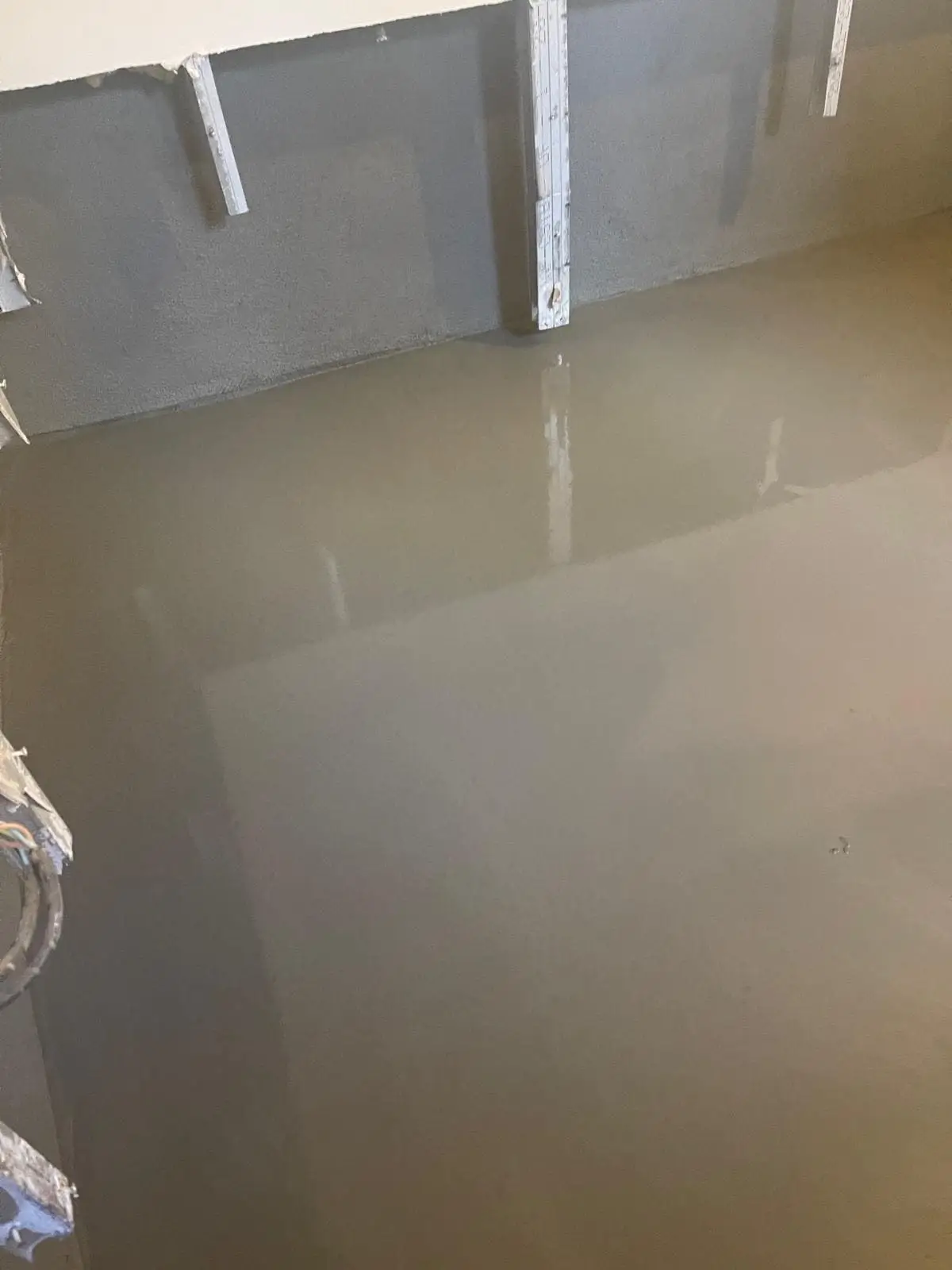 Sol imperméabilisé après traitement